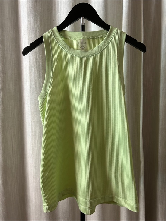 CALIA by Carrie Underwood Tops - CALIA by Carrie Underwood Neon Lime Ribbed Tank